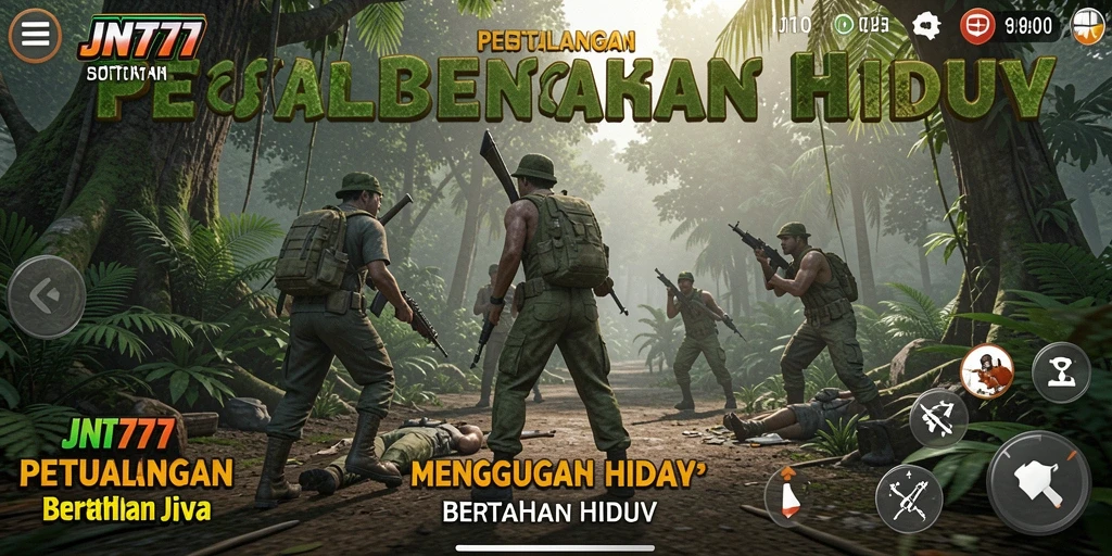 Tampilan antarmuka JNT777 yang tampil menakjubkan dan intuitif.