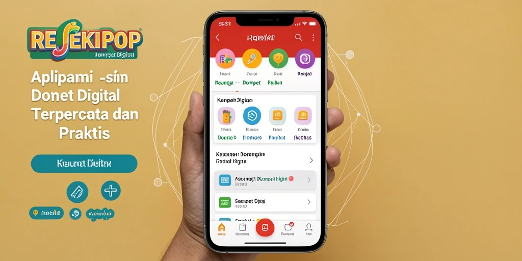 Antarmuka pengguna REJEKIPOP yang intuitif dan modern.