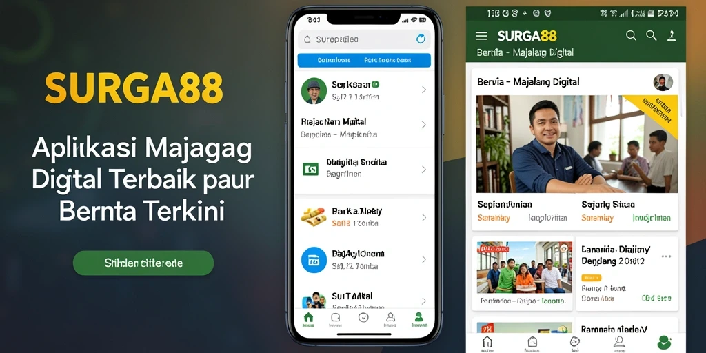 Tampilan antarmuka SURGA88 yang modern dan ramah pengguna.