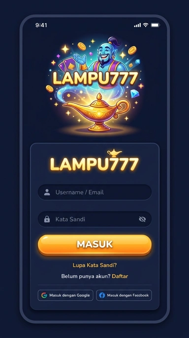 Cara Masuk Akun lampu777 di Android